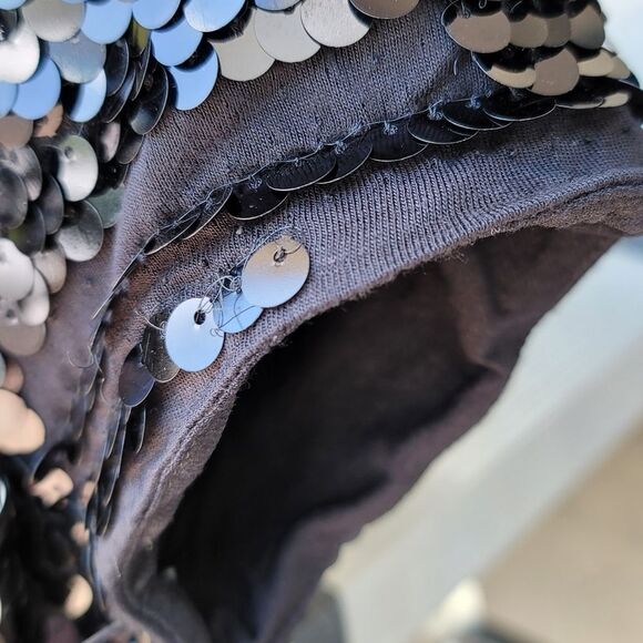 INC International Concepts Women's Ribbed-Knit Draped Cardigan Black Size Small. - Picture 7 of 7